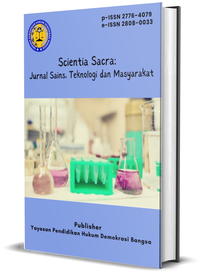 					View Vol. 5 No. 3 (2025): Scientia Sacra: Jurnal Sains, Teknologi dan Masyarakat
				